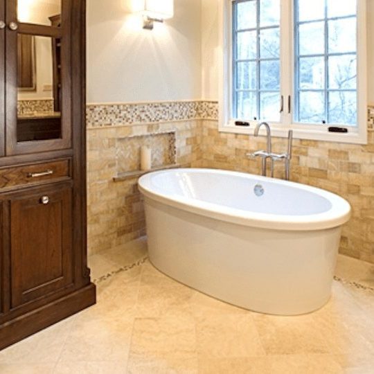transitional bathrooms gallery