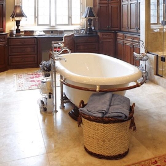 transitional bathrooms gallery
