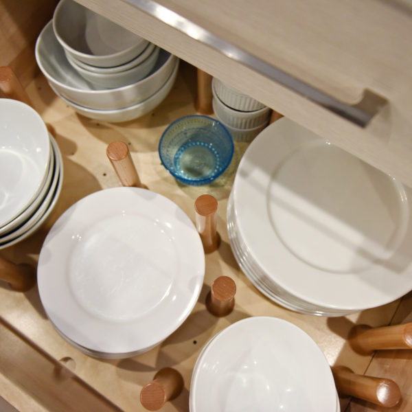 Atlanta area kitchen transformation with white cabinets luxury appliances breakfast nook and custom storage tower and pantry cabinets