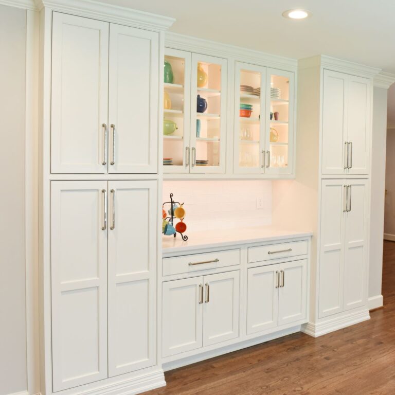 custom cabinets in an Atlanta dining room