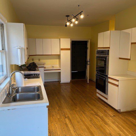 dated vinings kitchen before picture showing old cabinets and appliances