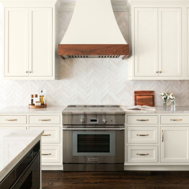 Thermador induction range and luxury appliance package in Vinings kitchen renovation